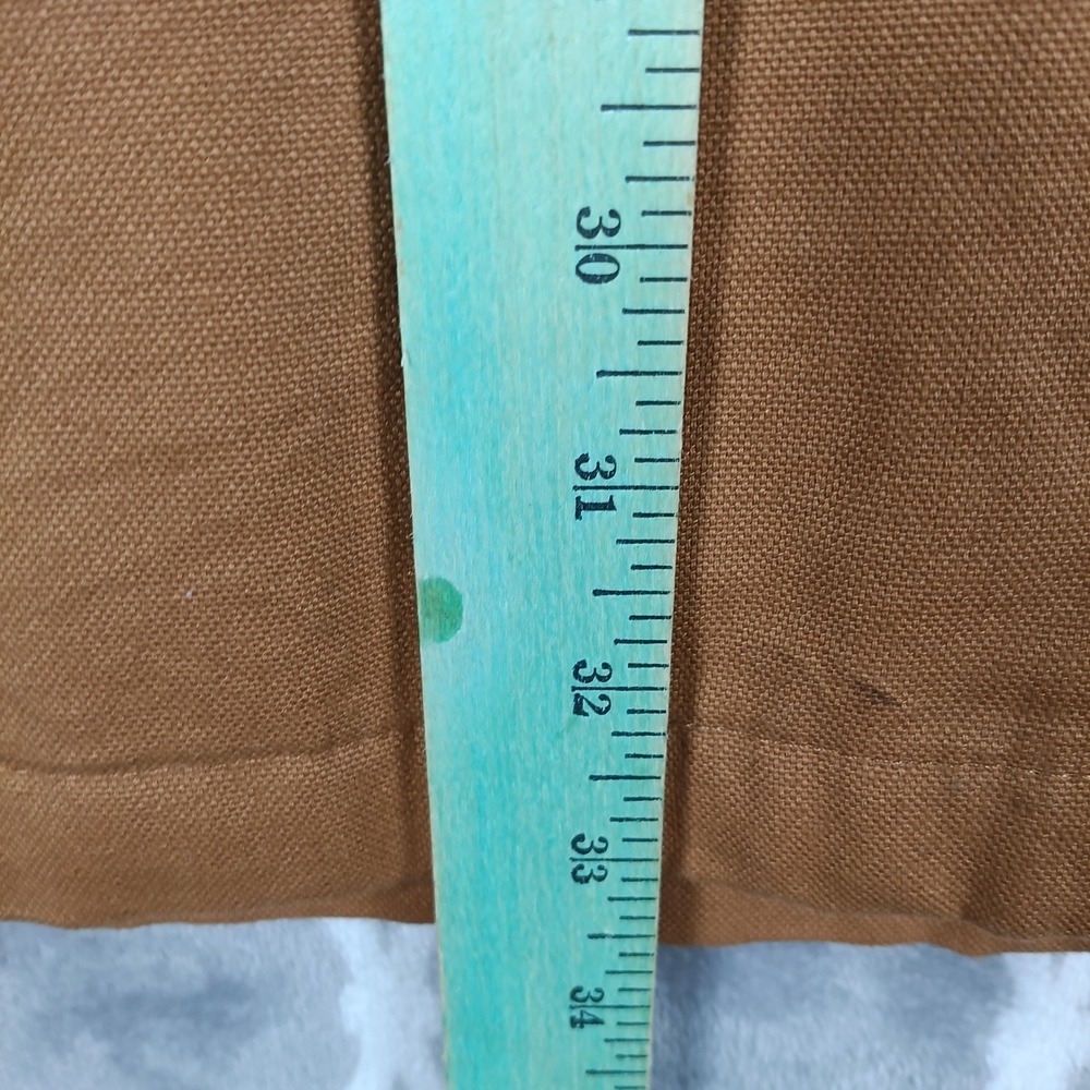 Dickies Work Jacket Mens 3XL Brown Duck Canvas Quilt Lined Reinforced Elbows - Picture 6 of 10